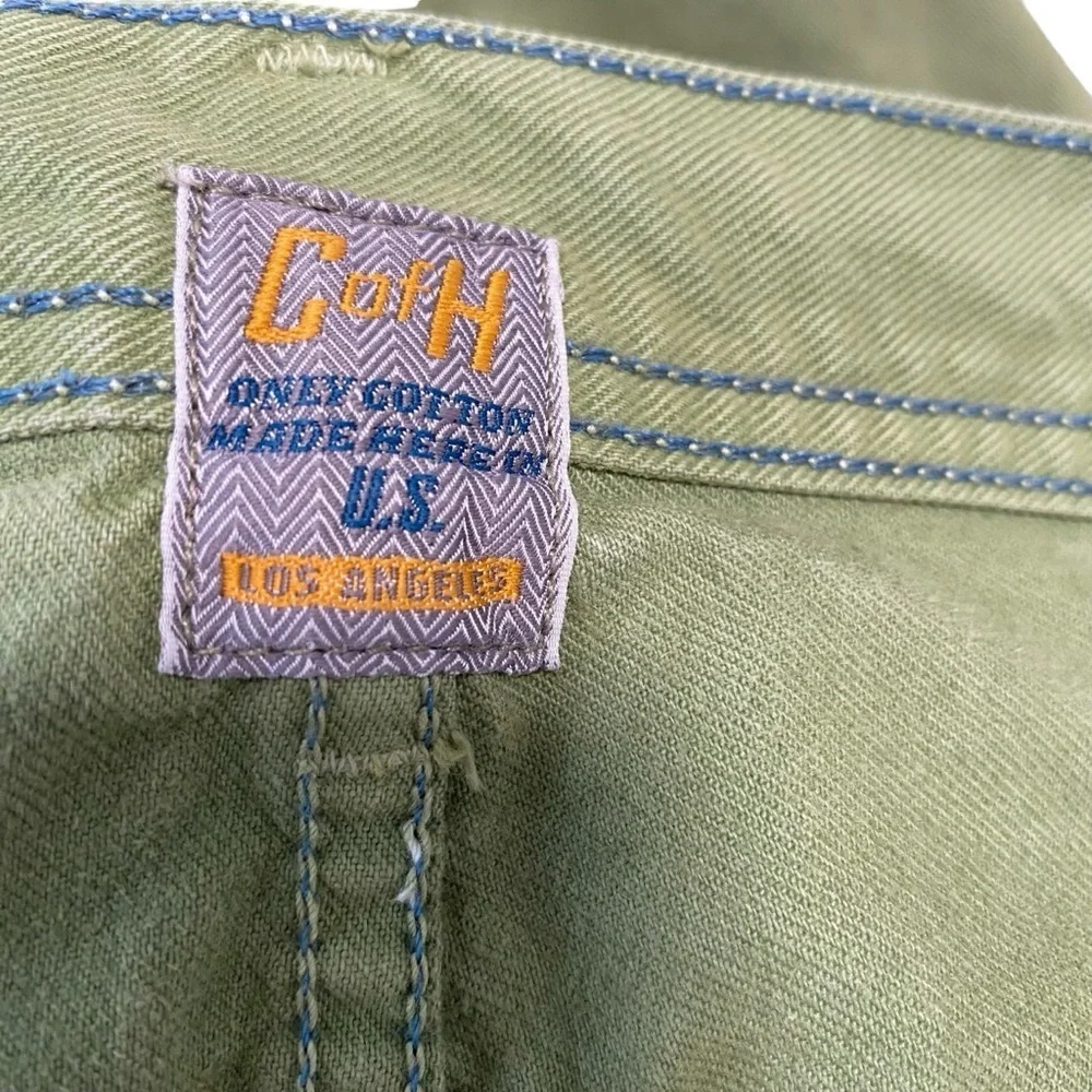 citizens of humanity - Core Straight leg Mom Jean in Pea Green - 33 -USA